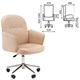 Кресло офисное Chairman CH 130, велюр, бежевое, 7142120 533225