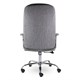 Кресло офисное "Бостон", CH-277, хром, ткань, серый (M-02) 533306