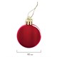 Шары ёлочные 12 шт., 4 см, "Solid Color", пластик, КРАСНЫЕ, глянец, ЗОЛОТАЯ СКАЗКА, 591123 591123