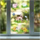Украшение для окон и стекла ЗОЛОТАЯ СКАЗКА "Забавные зверюшки 1", 25,8х33,5 см, ПВХ, 591235 591235