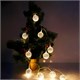 Электрогирлянда-нить комнатная "Диско-шары", 1,5 м,10 LED, тёплый белый, батарейки, ЗОЛОТАЯ СКАЗКА, 591731 591731