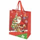 Пакет подарочный (1 штука) новогодний 26x13x32 см, "3D Large", ассорти, ЗОЛОТАЯ СКАЗКА, 592119 592119