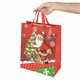 Пакет подарочный (1 штука) новогодний 26x13x32 см, "3D Large", ассорти, ЗОЛОТАЯ СКАЗКА, 592119 592119