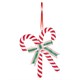 Украшение елочное (1 шт.) "Карамельная трость" 12х10 см, полимерная глина, ассорти 2 дизайна, ЗОЛОТАЯ СКАЗКА, 592411 592411