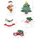 Украшение елочное (1 шт.) "Xmas Toys" 11х9,5 см, полимерная глина, ассорти 5 дизайнов, ЗОЛОТАЯ СКАЗКА, 592412 592412