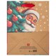Пакет подарочный (1 шт.) новогодний, 18х10х23 см, "Зимнее волшебство", крафт, ассорти, ЗОЛОТАЯ СКАЗКА, 592435 592435