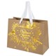 Пакет подарочный (1 шт.) новогодний, 27х11х20 см, "Shiny Kraft", фольга, ассорти, ЗОЛОТАЯ СКАЗКА, 592437 592437