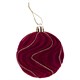 Шары елочные 6 шт., 8 см, "Burgundy Charm", пластик, софт-тач, бургунди, ЗОЛОТАЯ СКАЗКА, 592453 592453