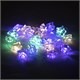 Электрогирлянда-нить комнатная "Звезды", 2 м, 20 LED, мультицветная, батарейки, ЗОЛОТАЯ СКАЗКА, 592477 592477