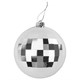 Украшение ёлочное 15 см, "Диско-шар", пластик, серебристый, ЗОЛОТАЯ СКАЗКА, 592483 592483