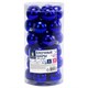 Шары ёлочные 30 шт., 4 см, "Solid Color", пластик, СИНИЕ, глянец, ЗОЛОТАЯ СКАЗКА, 592495 592495