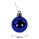 Шары ёлочные 30 шт., 4 см, "Solid Color", пластик, СИНИЕ, глянец, ЗОЛОТАЯ СКАЗКА, 592495 592495