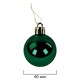 Шары ёлочные 30 шт., 4 см, "Solid Color", пластик, ЗЕЛЕНЫЕ, глянец, ЗОЛОТАЯ СКАЗКА, 592500 592500
