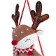 Украшение новогоднее интерьерное 40 см "Оленёнок на качелях", полиэстер, ЗОЛОТАЯ СКАЗКА, 592506 592506