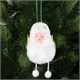 Елочные украшение 14,5 см "Пушистый ангелочек", полиэстер, белый, ЗОЛОТАЯ СКАЗКА, 592526 592526