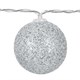 Электрогирлянда-нить комнатная "Шарики" 1,8 м, 16 LED, серебро, тёплый белый, батарейки, ЗОЛОТАЯ СКАЗКА, 592559 592559