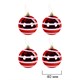 Шары елочные НАБОР 50 предметов "Red & Snow Winter", пластик, красный/белый, ЗОЛОТАЯ СКАЗКА, 592595 592595