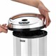 Ведро для мусора СЕНСОРНОЕ 12 л, нержавеющая сталь, зеркальная крышка, питание от 4-х батареек AA (не входят в комплект), LAIMA, 609327 609327