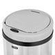 Ведро для мусора СЕНСОРНОЕ 30 л, нержавеющая сталь, зеркальная крышка, питание от 4-х батареек AA (не входят в комплект), LAIMA, 609329 609329
