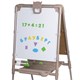 Мольберт растущий для мела/магнитно-маркерный 53х46 см, BRAUBERG "NIKA KIDS", БЕЖЕВЫЙ, 665759 665759