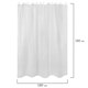 Шторка для ванной PEVA, 180х180 см, кольца в комплекте, 3 дизайна ассорти, УЗОРЫ, WBZ (ВБЗ), 700068 700068