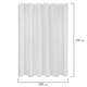 Шторка для ванной PEVA, 180х180 см, кольца в комплекте, 3 цвета ассорти (белый, голубой, коричневый), PRIMILA (ПРИМИЛА), 700072 700072