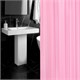 Шторка для ванной ПОЛИЭСТЕР, 180х200 см, кольца в комплекте, РОЗОВЫЙ БРИЛЛИАНТ, PRIMILA (ПРИМИЛА), 700098 700098