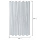 Шторка для ванной EVA, 180х200 см, кольца в комплекте, СЕРЫЕ ЛИНИИ, PRIMILA (ПРИМИЛА), 700107 700107