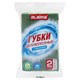 Губки для посуды 110х70х20 мм, ЦЕЛЛЮЛОЗНЫЕ + АБРАЗИВ, КОМПЛЕКТ 2 штуки, зеленые/зеленый абразив, LAIMA, 700258 700258