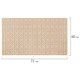 Коврик для ванны противоскользящий 71х40 см, "Пиксели", бежевый, ПВХ, присоски, PRIMILA (ПРИМИЛА), 700383 700383