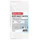 Пакеты БОПП с клеевым клапаном КОМПЛЕКТ 100 штук, 8 х 12 + 4 см, 25 мкм, BRAUBERG, 700402 700402