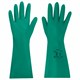 Перчатки нитриловые КЩС, ULTRA STRONG, химически устойчивые, х/б напыление, зеленые, размер 7-7,5 S (малый), RABBITEX (РАББИТЕКС), 700910 700910