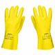 Перчатки латексные SCAFFA "Луч", КЩС-2, хлопчатобумажное напыление, размер 10, XL (очень большой), желтые, 00-01017719 701639