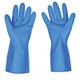Перчатки нитриловые SCAFFA "Практик", хлопчатобумажное напыление, КЩС-1, размер 9, L (большой), синие, 00-01017722 701659