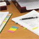 Закладки самоклеющиеся 45х12 мм,STAFF, НЕОНОВЫЕ, 5 цветов х 20 листов, в пластиковой книжке 129355
