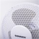 Вентилятор настольный SONNEN FT23-B6, d=23 см, 25 Вт, на подставке, 2 скоростных режима, белый/серый, 451038 451038