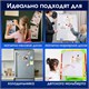 Магниты БОЛЬШОГО ДИАМЕТРА, 40 мм, КОМПЛЕКТ 6 штук, цвет АССОРТИ, в блистере, BRAUBERG, 230757 230757