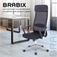 Кресло офисное BRABIX Flight R EX-541, хром, ткань TW, сетка, черное, 532517 532517