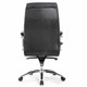 Кресло из натуральной кожи BRABIX PREMIUM Phaeton EX-502, хром, черное, 530882 530882