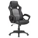 Кресло компьютерное BRABIX Rider Plus EX-544 КОМФОРТ, экокожа, черное/серое, 531582 531582