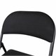 Стул складной BRABIX Golf Plus CF-003 КОМФОРТ, чёрный каркас, чёрная ткань, 532889 532889