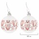 Шары ёлочные НАБОР 44 шт., 6 см/3 см,"Red&White", красные/белые, пластик, ЗОЛОТАЯ СКАЗКА, 592166 592166