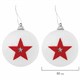 Шары ёлочные НАБОР 40 шт., 8 см/4 см, Red&White, красные/белые, пластик, ЗОЛОТАЯ СКАЗКА, 592167 592167