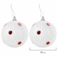 Шары ёлочные НАБОР 40 шт., 8 см/4 см, Red&White, красные/белые, пластик, ЗОЛОТАЯ СКАЗКА, 592167 592167