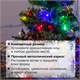 Ель искусственная декоративная, 50 см, зеленая, с гирляндой и игрушками, ЗОЛОТАЯ СКАЗКА, 591316 591316