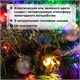 Ель искусственная декоративная, 50 см, зеленая, с гирляндой и игрушками, ЗОЛОТАЯ СКАЗКА, 591316 591316