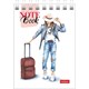 Блокнот МАЛЫЙ ФОРМАТ А7 75х105 мм, 60 л., гребень, картон, клетка, HATBER Happy time, 60Б7В1гр 113475