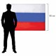 Флаг России 90х135 см без герба, ПРОЧНЫЙ с влагозащитной пропиткой, полиэфирный шелк, STAFF, 550225 550225