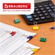Зажимы для бумаг BRAUBERG, КОМПЛЕКТ 12 шт., 19 мм, на 60 листов, цветные, картонная коробка, 224470 224470