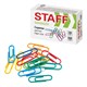 Скрепки STAFF Manager, 28 мм, цветные, 100 шт., в картонной коробке, 226821 226821